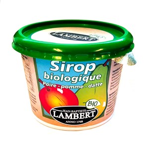 Lambert Appel-peer-dadel siroop bio 300g - 9230
